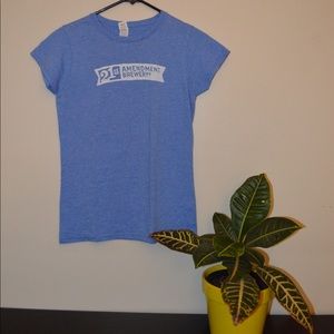 Blue 21st Amendment T-Shirt